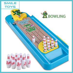 Smile - Mainan Edukasi Anak Frog Bowling Board Game / Bowling Katak