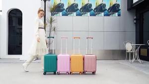 Small Size Light 19 Cabin Hardcarry ABS Travel Borading Luggage Spin Wheels TSA Lock YKK Zipp