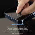 Kính cường lực Hoda Sapphire nguyên khối kèm khung trợ dán cho Smart IPhone 15 Pro Max , 15 Pro , 14 Promax / 14 Pro đứng đầu thế giới. 