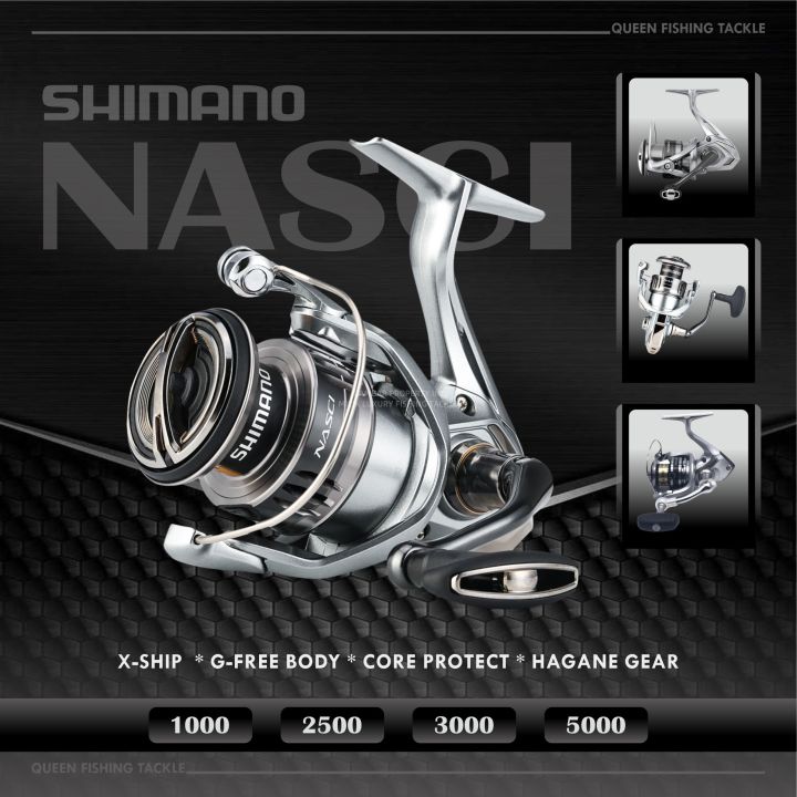 REEL SHIMANO NASCI 1000 / 2500 / 3000 / 5000