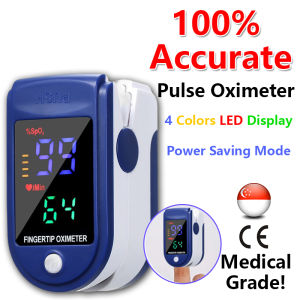 ✅SG Ready Stocks✅ JOMO 100% Accurate Fingertip Pulse & Blood Oxygen Oximeter SpO2 PR Monitor Oxygen Saturation Meter Health Care Check