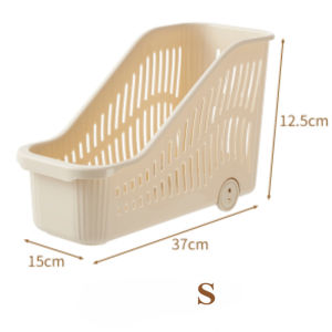 S/M/L Kitchen Storage Basket with Pulley Pot Lid Rack Storage Rack Sundries Storage Rack Kotak Simpanan 收纳篮