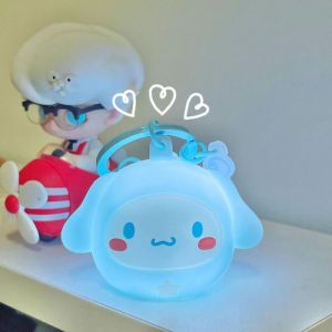Cinnamon Roll Prayer Luminous Pendant Keychain Pendant Doll Kolomi Gift Girl Heart Kawaii Jewelry Cartoon Animation