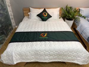 Bộ Drap khách sạn trắng sọc 1m/m2/m4/m6/m8 mềm mại