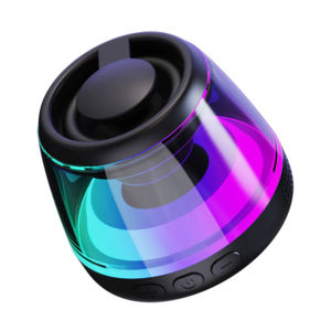 【Ready Stock】Bluetooth Speaker Wireless Speaker with Stereo Sound BT5.3 Colorful RGB Light Portable Handle for Beach/Party/Camping/Outdoor