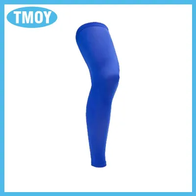 TMOY 1Pcs Full Leg Sleeves Long Compression Leg Sleeve Knee Sleeves Protect Leg For Man Women Basketball Cycling Football Running