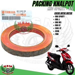 ( Original ) Packing Knalpot Mio sporty / Mio Smile / Mio Soul / Nouvo / Fino karbu