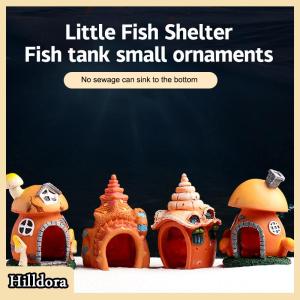[Hilldora] Nhà ốc xà cừ trang trí bể cá cảnh quan Bể cá trang trí bể cá trang trí bể cá tôm ẩn nơi trú ẩn