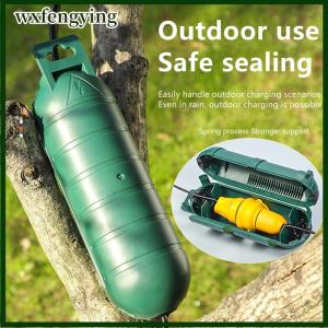 wxfengying ฝาครอบสายไฟต่อขยายกลางแจ้งพร้อมกล่องเชื่อมต่อไฟฟ้ากันน้ำกันสภาพอากาศเพื่อป้องกันปลั๊กไฟกลางแจ้ง
