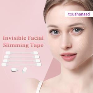 toushanasd เทปลดไขมันบนใบหน้าที่มองไม่เห็นสติกเกอร์ใบหน้าสติกเกอร์ยกที่คอตาสติกเกอร์ยกกระชับใบหน้าแผ่นแปะลดริ้วรอยบนใบหน้า