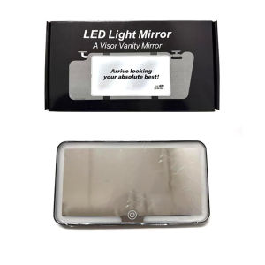 SEAMETAL Car Makeup Mirror LED Car Sun Visor Make-up Mirror 3model Adjustable Light Touch Screen Car Mirror