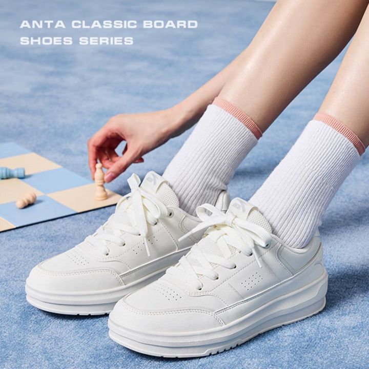 ANTA Women Sports Sneakers Trendy Fashion Skateboard Shoes Wear