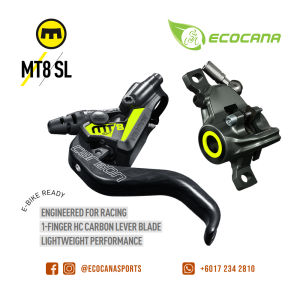 MAGURA MT8 SL 2 PISTON HYDRAULIC (1 SIDE) BICYCLE BRAKE SET