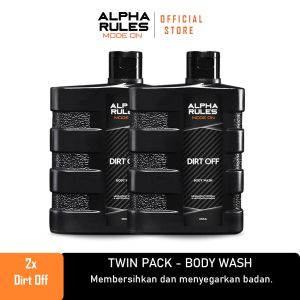 Alpha Rules Twin Pack - Dirt Off - Sabun Mandi Pria