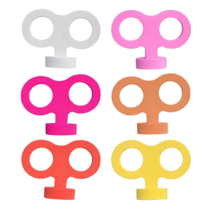 Vehicle Wind Up Key Charm 3D Clockwork Decoration Waterproof Wind Up Key Decoration Sunproof Auto Decorations for Bike