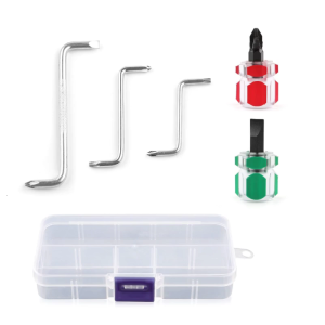 5 cái bù đắp Bộ Tuốc nơ vít ztype hai đầu tuốc nơ vít với Cross rãnh/phẳng tua vít cho không gian chặt chẽ hoạt động