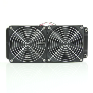 Aluminum Computer Radiator Water Cooling Cooler For CPU Heatsink 2 Fans 240mm