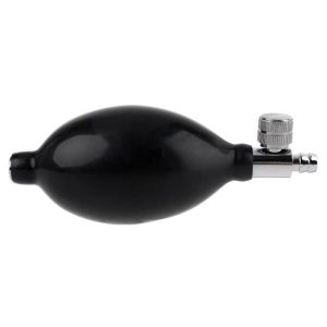 BEandBA คู่มือการใช้งาน อะไหล่สำหรับเปลี่ยน หมอนเป่าลม ปั๊มอากาศอากาศ อุปกรณ์เสริมรถแทรกเตอร์ เครื่องตรวจวัดความดันโลหิต พร้อมวาล์วปล่อยอากาศ หลอดไฟลาเท็กซ์ สำหรับแรงดึงอากาศคอ ปั๊มสูบลม