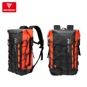 Tas Motor Touring MOTOWOLF Tas Gunung Tas Ransel Waterproof Original