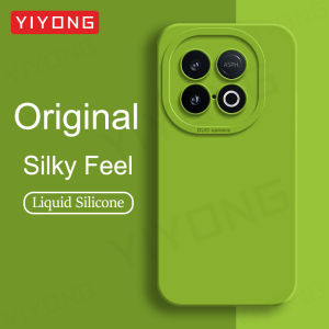 For iQOO Z10 Turbo Case YIYONG Silky Feel Liquid Silicone Soft Cover For VIVO iQOO Neo 10 Neo10 Z10 Turbo Pro Z10x Phone Cases