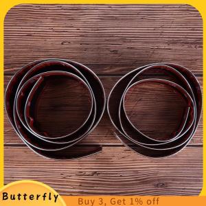 Butterfly 1Pcs Universal Car Door Bumper Decoration Moulding Trim Chrome Strip