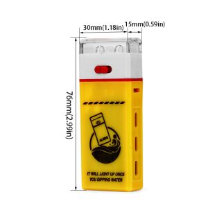 FIGHTINPC Kích thước nhỏ Đèn nước muối khẩn cấp Đèn LED Chống thấm nước Đèn hoạt động bằng nước Đèn khẩn cấp Không cần bảo trì Đèn nước muối Cứu trợ thảm họa