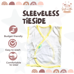 Newborn Baby Clothes Sleeveless Baby Dress Baru baruan Tie Side for Girl and Boy | Gabriella Infants Collection