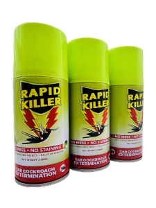 RAPID KILLER SPRAY LIPAS PEST CONTROL UBAT LIPAS KERETA  KERETA ANTI CRAWLING INSECT RACUN LIPAS  UBAT (apple 150ml)