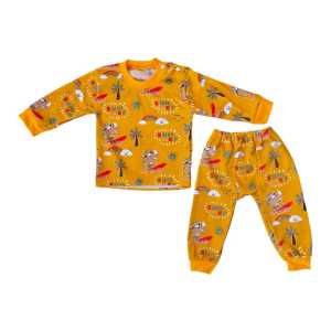 Setelan Baju Bayi Oblong Lengan Panjang 3-15 Bulan Bahan Lembut Motif Lucu Kekinian Set Pakaian Anak Harian