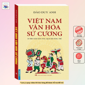 Sách - Việt Nam văn hóa sử cương (in theo bản 1938 Quan Hải Tùng Thư) Bìa mềm 150K