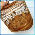 Lồng Chim cu gáy size 40 triện cnc 2D cao cấp chất liệu tre gì cật tặng đầy đủ phụ kiện đẹp. 