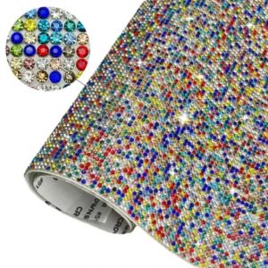 Kristal Berlian Imitasi Bling Bling Stiker Glitter DIY Paster Dekorasi Rumah Pesta Mobil Hadiah