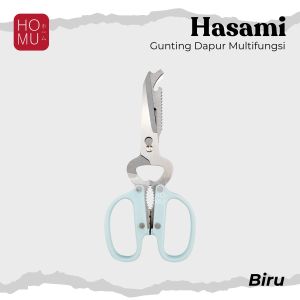 HOMU HASAMI GUNTING DAPUR STAINLESS HEAVY DUTY KITCHEN SHEARS SCISSORS - GOLD