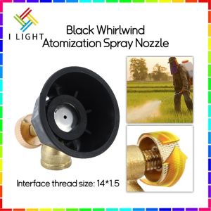 (Fast&COD)Black Whirlwind Atomization Spray Nozzle Agricultural Adjustable Misting Spray Sprinkler