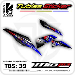 Sticker Striping Variasi Mio M3 - Stiker Striping Motor Mio M3 Desain Racing. TBS.39