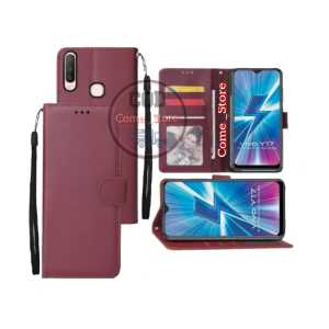 Casing Untuk For Vivo Y17/Y12/Y15/Y12i Soft Case Dompet Flip Cover Leather Premium