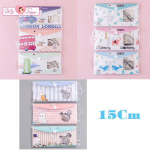 Bộ eke thước kẻ học sinh dụng cụ 4 chiếc trong suốt dễ thương nhiều kích cỡ Shop Mẹ Sam