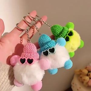 Dopamine Friends Extreme Pulling Buddy Keychain Backpack Pendant Cute Plush Toy Keychain