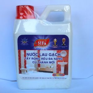 Nước lau gạch Sifa tẩy rong rêu đa năng Sifa tẩy ố siêu tốt biến cũ thành mới 1200ML/ Can