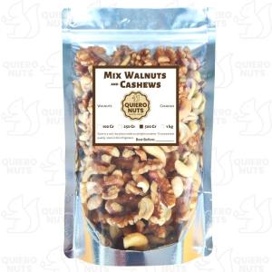 Mix Walnuts and Cashews (50% each)