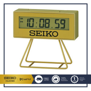 SEIKO CLOCKS นาฬิกาดิจิตอล รุ่น QHL062G สีทอง