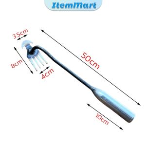 ItemMart Manual Weeding Puller Tool Handheld Weeding Tool Garden Hoe and Rake