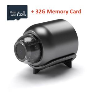 [New]Mini Spy Camera WiFi Video Recorder IP Cam 360 DVR Smart Home Night Vision 1080P HD Hot Link Remote Surveillance Mini Camera Recorder Spy Camera Hidden