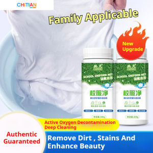 CHITIAN School Uniform Cleaner - Power Stain Remover | Safe Formula 3X Strong for Ink Mud & Oil | Suitable for Cotton & Linen | Family Size in Philippines