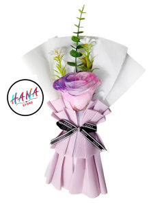 Bó hoa sáp 1 bông Bó hoa mini 1 bông Bó hoa mini tặng dịp lễ sinh nhật