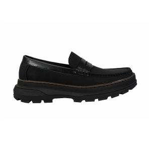 Mens Classic Black PU Leather Loafers Shoes MX 25755 C62