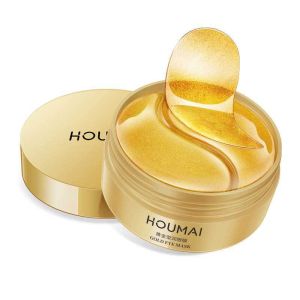 【High-purity】24K GOLD Essence Eye Mask 60pcs Collagen Hydrating Remove Dark Circles for Skincare Starter Face Mask Soft Natural Moisturizing Extracts Collagen Eye Patch Reduce Eye Fine Lines Remove Dark Circles