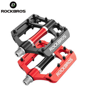 ROCKBROS Mountain Bike Pedal Lightweight Aluminum Flat pedals Sealed Brearing 9/16" CNC Bicycle Pedal Bike Accessories