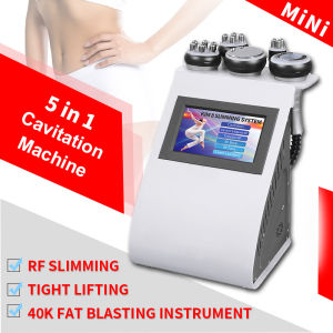 5 in 1 Cavitation Ultrasound RF Radio Frequency Vacuum Body Slimming Skin Care Beauty Machine