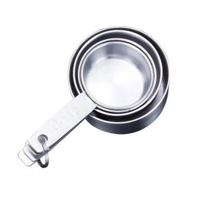[Same Day Ship] 10PCS Stainless Steel Measuring Cup Spoon Stackable Tablespoons Cooking Baking Kitchen Accessories